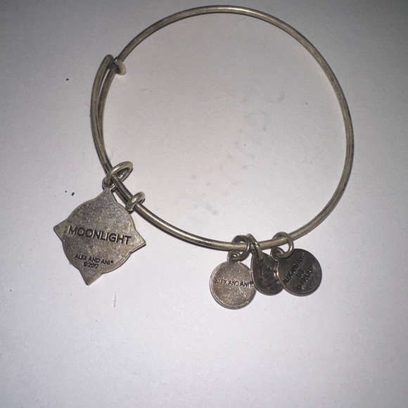 Alex and Ani Moonlight sterling silver bracelet - Picture 2 of 4